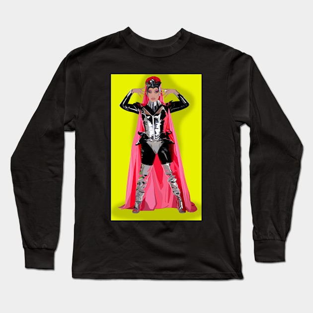 Eva Le Queen Long Sleeve T-Shirt by KaiVerroDesigns